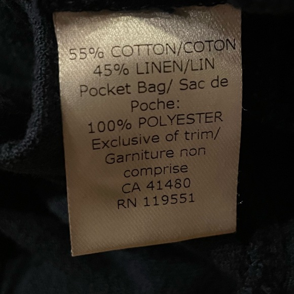 General Fawn, Cotton/Linen, navel blue, Petite/small - Picture 7 of 8